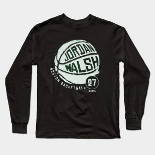 Jordan Walsh Boston Basketball Long Sleeve T-Shirt